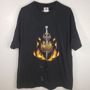 Korn Graphic Band Graphic Tee Shirt